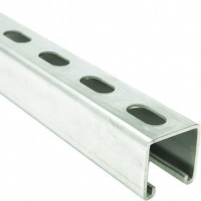 1-5/8 inch deep slotted galvanized strut channel product view