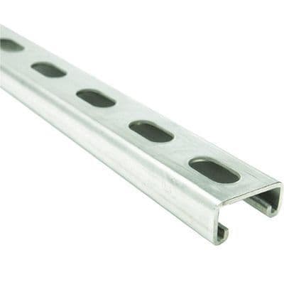 7/8 inch shallow slotted galvanized strut channel product view